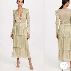 Sabina Musayev Carey Dress in green. Worn once to a wedding. In great condition.